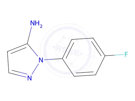 Chemical structure of 1-(4-Fluorophenyl)-1h-pyrazol-5-amine