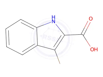 Chemical structure of 3-Bromoindole-2-carboxylic Acid