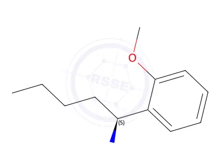 Chemical structure of (S)-1-(2-methoxyphenyl)pentan-1-amine