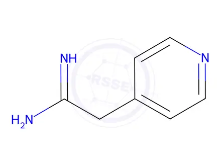 Chemical structure of 2-(Pyridin-4-yl)ethanimidamide