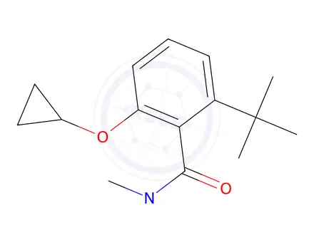 Chemical structure of 2-(tert-Butyl)-6-cyclopropoxy-N,N-dimethylbenzamide