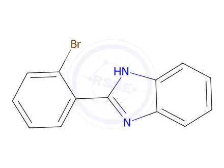 Chemical structure of 2-(2-Bromophenyl)-1H-1,3-benzodiazole