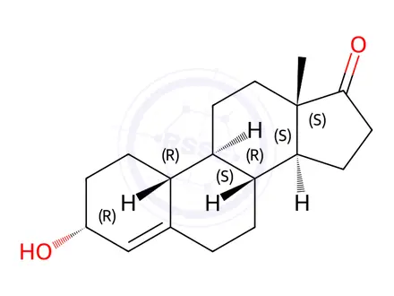 Chemical structure of 19-Norandrost-4-ene-3α-ol-17-one