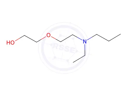 Chemical structure of 2-(2-(Ethyl(propyl)amino)ethoxy)ethan-1-ol