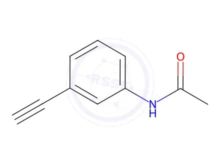 Chemical structure of N-(3-Ethynylphenyl)acetamide