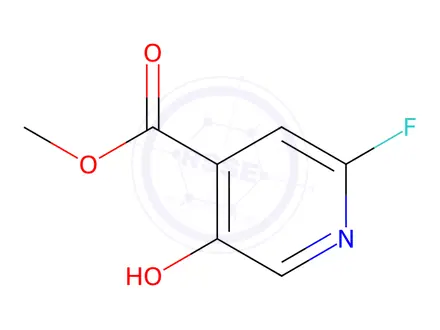 Chemical structure of Methyl 2-fluoro-5-hydroxyisonicotinate