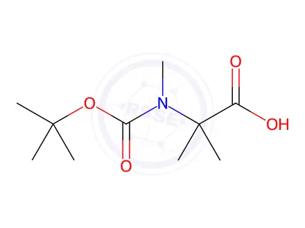 Chemical structure of Boc-N,2-dimethylalanine