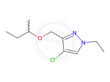 Chemical structure of 3-(sec-butoxymethyl)-4-chloro-1-ethyl-1H-pyrazole