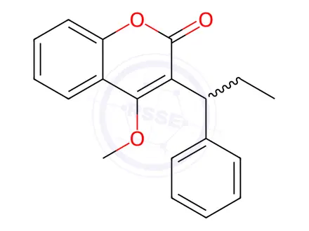 Chemical structure of Phenprocoumon Impurity 7