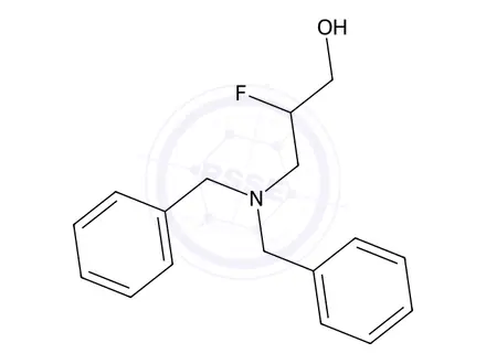 Chemical structure of 3-(Dibenzylamino)-2-fluoropropan-1-ol