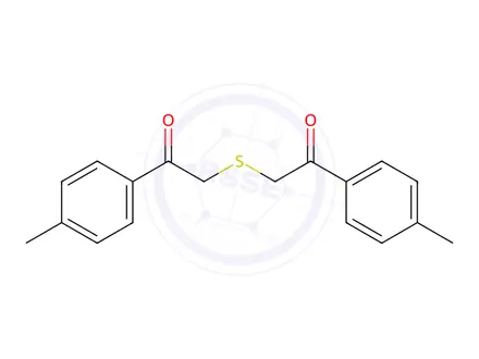 Chemical structure of 2-(2-OXO-2-P-TOLYL-ETHYLSULFANYL)-1-P-TOLYL-ETHANONE