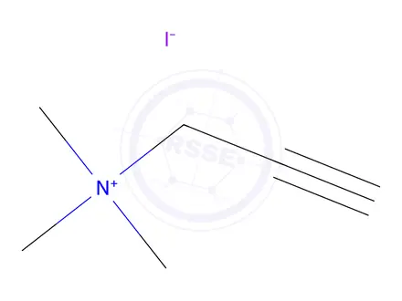 Chemical structure of 2-PROPYNYLTRIMETHYLAMMONIUM IODIDE