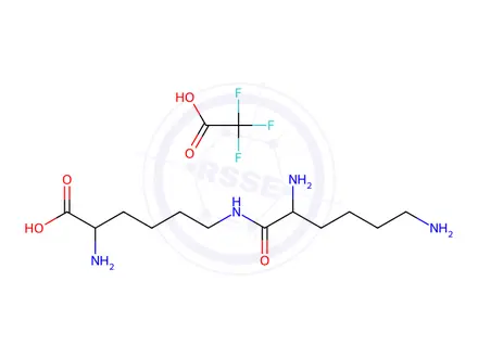 Chemical structure of Lysine Impurity 13 trifluoroacetate salt