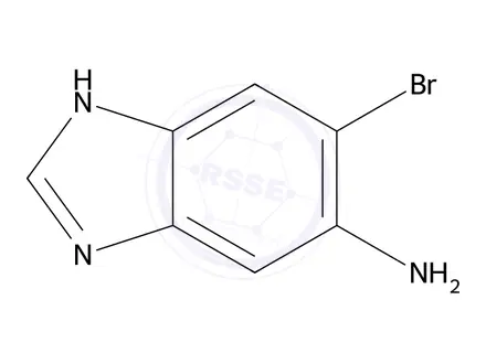 Chemical structure of 6-bromo-1H-benzimidazol-5-amine
