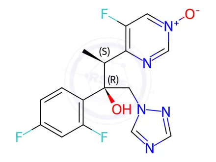 Chemical structure of Voriconazole oxynitride