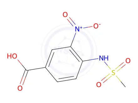 Chemical structure of 4-Methanesulfonamido-3-nitrobenzoic acid
