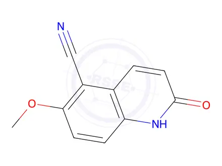Chemical structure of 6-Methoxy-2-oxo-1,2-dihydroquinoline-5-carbonitrile