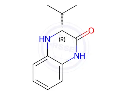 Chemical structure of (R)-3-Isopropyl-3,4-dihydroquinoxalin-2(1H)-one