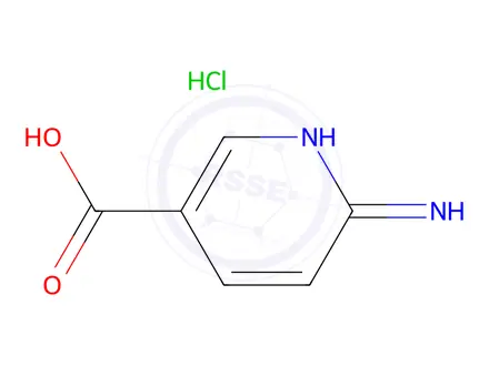 Chemical structure of 6-Imino-1,6-dihydropyridine-3-carboxylic acid hydrochloride