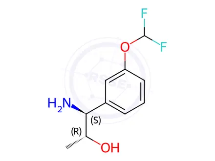 Chemical structure of (1S,2R)-1-AMINO-1-[3-(DIFLUOROMETHOXY)PHENYL]PROPAN-2-OL