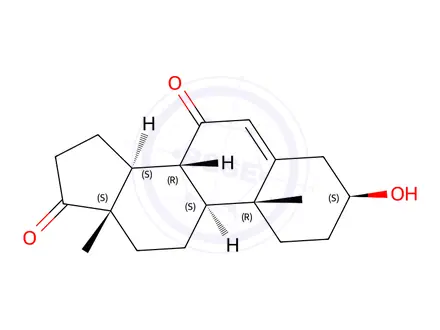 Chemical structure of 7-Keto-dehydroepiandrosterone