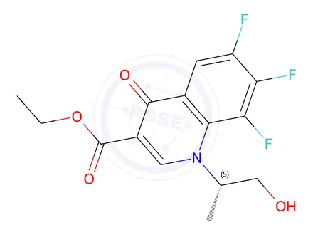Chemical structure of Levofloxacin Impurity 114