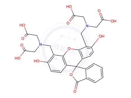 Chemical structure of DIPOTASSIUM PENTACALCIUM DICALCEIN