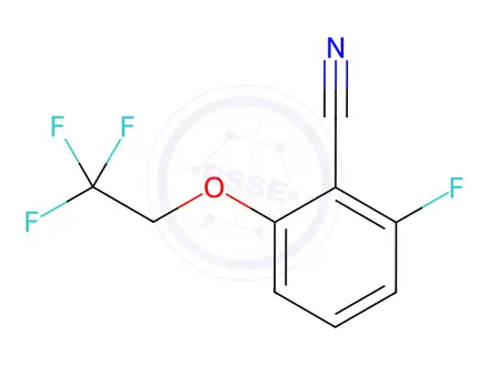 Chemical structure of 2-Fluoro-6-(2,2,2-trifluoroethoxy)benzonitrile