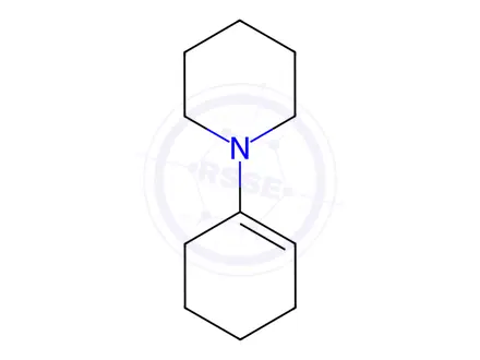 Chemical structure of 1-(cyclohexen-1-yl)piperidine