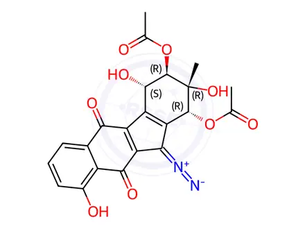 Chemical structure of kinamycin D