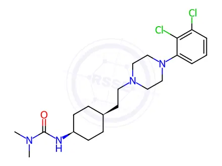 Chemical structure of Cariprazine Impurity 9