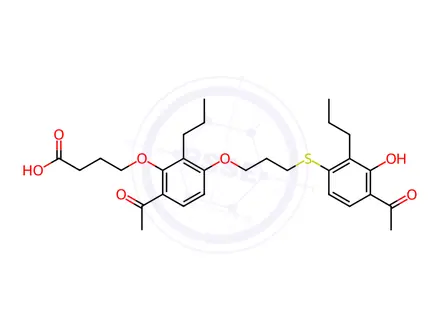 Chemical structure of Tipelukast