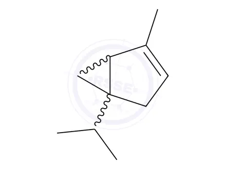 Chemical structure of α-Thujene
