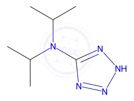 Chemical structure of N,N-Diisopropyl-2H-tetrazol-5-amine