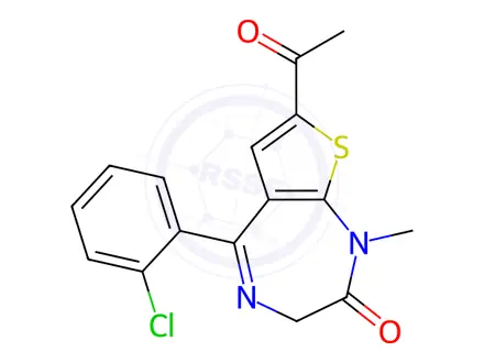Chemical structure of Clotiazepam Impurity 13