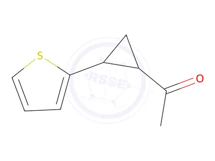 Chemical structure of Rel-1-((1R,2R)-2-(thiophen-2-yl)cyclopropyl)ethan-1-one