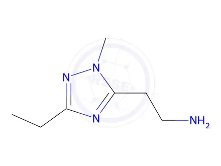 Chemical structure of 2-(3-Ethyl-1-methyl-1h-1,2,4-triazol-5-yl)ethan-1-amine