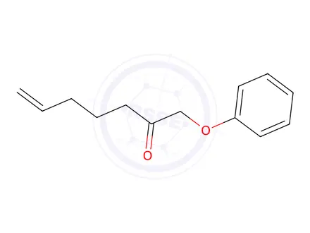 Chemical structure of 1-Phenoxyhept-6-en-2-one