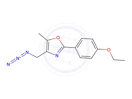 Chemical structure of 4-(Azidomethyl)-2-(4-ethoxyphenyl)-5-methyl-1,3-oxazole
