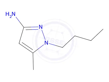 Chemical structure of 1-Butyl-5-methyl-1H-pyrazol-3-amine
