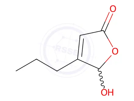Chemical structure of 5-hydroxy-4-propylfuran-2(5H)-one
