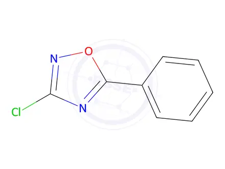 Chemical structure of 3-chloro-5-phenyl-1,2,4-oxadiazole