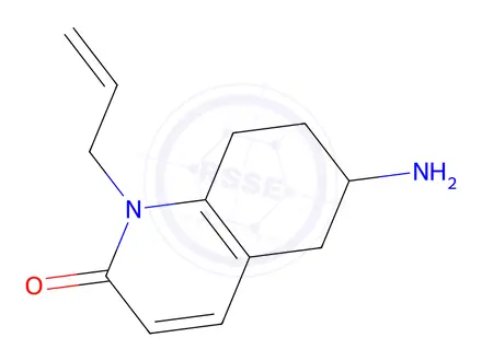 Chemical structure of 1-Allyl-6-Amino-5,6,7,8-Tetrahydroquinolin-2(1H)-One