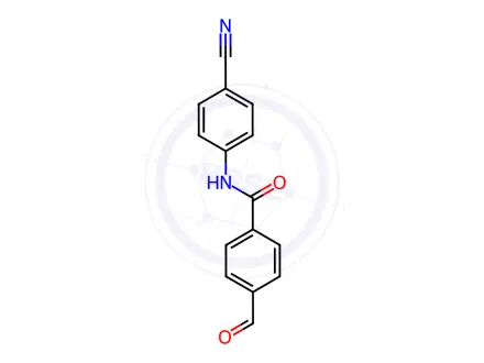 Chemical structure of Benzamide, N-(4-cyanophenyl)-4-formyl-(9CI)
