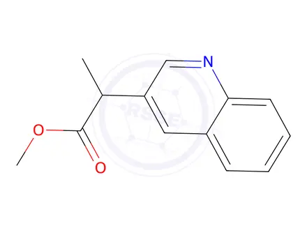 Chemical structure of Methyl 2-(quinolin-3-yl)propanoate