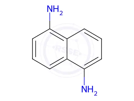 Chemical structure of 1,5-Diaminonaphthalene