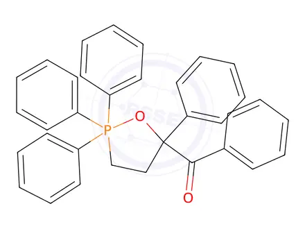Chemical structure of 5-Benzoyltetrahydro-2,2,2,5-tetraphenyl-1,2-oxaphosphole