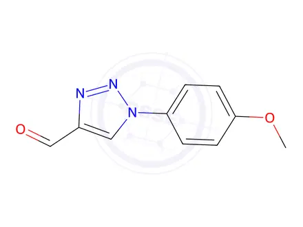 Chemical structure of 1-(4-Methoxyphenyl)-1h-1,2,3-triazole-4-carbaldehyde