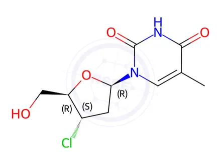 Chemical structure of Zidovudine EP Impurity B