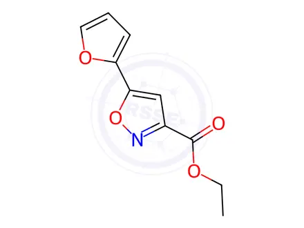 Chemical structure of ETHYL 5-(2-FURYL)ISOXAZOLE-3-CARBOXYLATE
